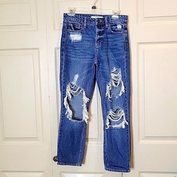 HIDDEN Distressed High Waisted Boyfriend Jeans Size 26 - Picture 1 of 8
